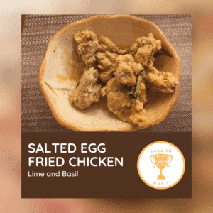 salted egg fried chicken article image of Salted Egg Fried Chicken Lime and Basil Lasang Sulit at Super Uber uulit 1