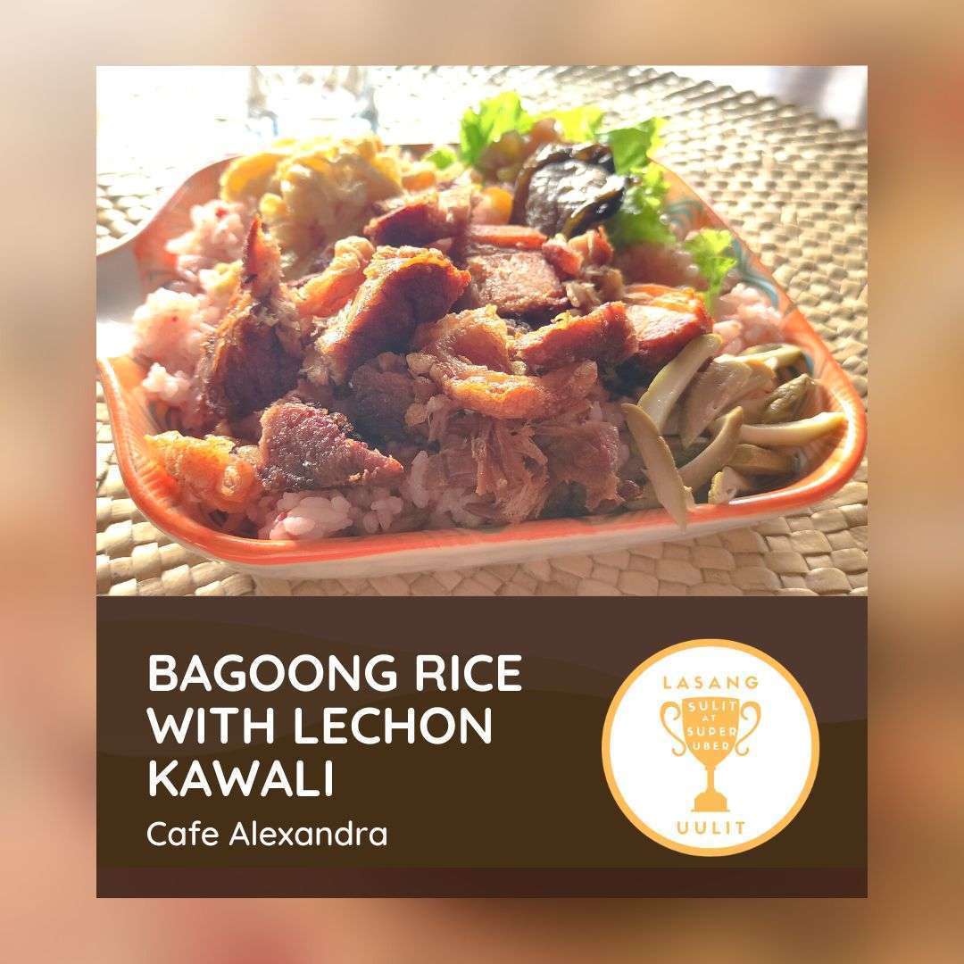 Bagoong Rice with Lechon Kawali article image of Bagoong Rice with Lechon Kawali | Cafe Alexandra