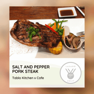 salt and pepper pork steak article image of Salt and Pepper Pork Steak Tablo Kitchen x Cafe Lasang Sulit at Uulit 1