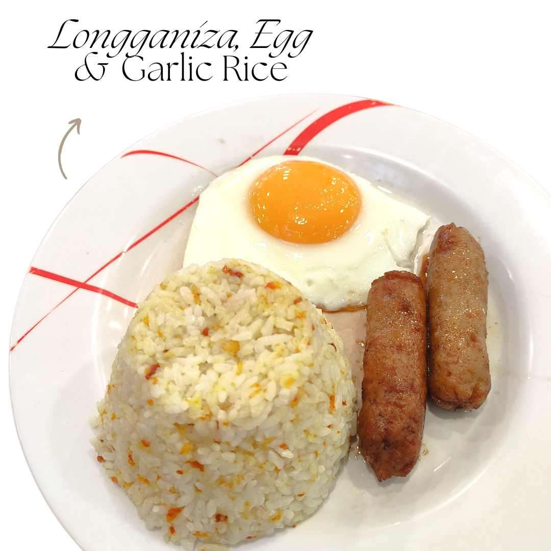 Longganisa Egg and Garlic Rice | JD Bakery Cafe