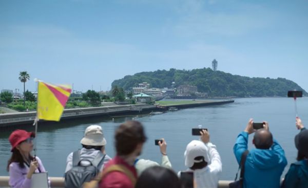 Scene where Shin Ji Seon was on a tour to Enoshima on her birthday
